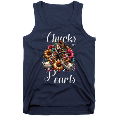 Chucks And Pearls S Tank Top