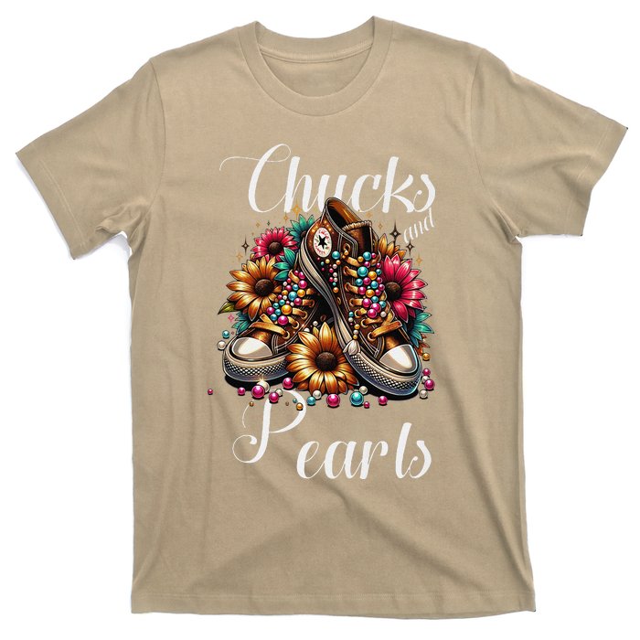 Chucks And Pearls S T-Shirt