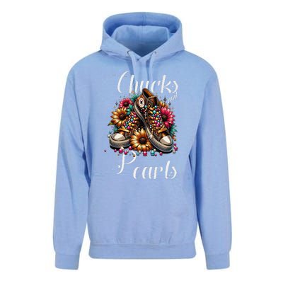 Chucks And Pearls S Unisex Surf Hoodie