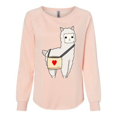 Cute Alpaca Pun Funny Alpaca My Bag Womens California Wash Sweatshirt