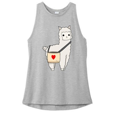 Cute Alpaca Pun Funny Alpaca My Bag Ladies PosiCharge Tri-Blend Wicking Tank