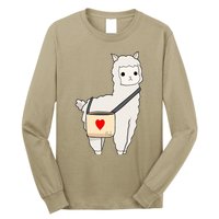 Cute Alpaca Pun Funny Alpaca My Bag Long Sleeve Shirt