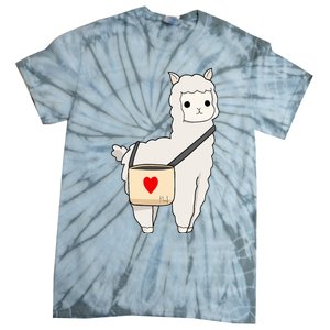 Cute Alpaca Pun Funny Alpaca My Bag Tie-Dye T-Shirt