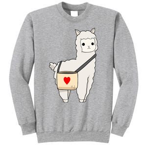 Cute Alpaca Pun Funny Alpaca My Bag Sweatshirt