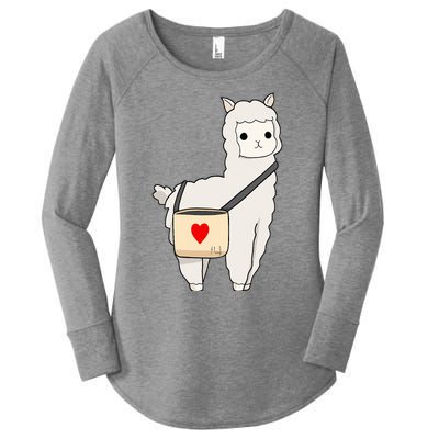 Cute Alpaca Pun Funny Alpaca My Bag Women's Perfect Tri Tunic Long Sleeve Shirt