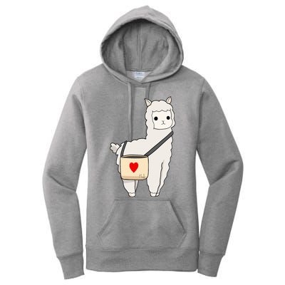 Cute Alpaca Pun Funny Alpaca My Bag Women's Pullover Hoodie