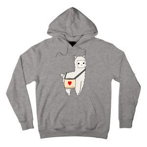 Cute Alpaca Pun Funny Alpaca My Bag Tall Hoodie