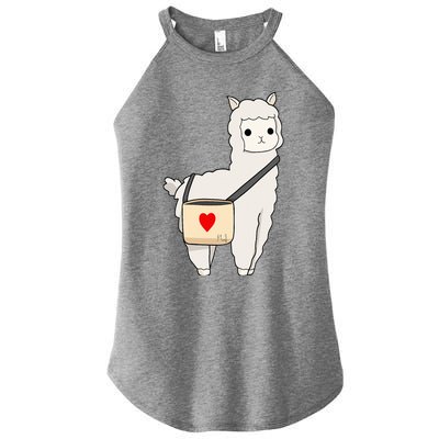 Cute Alpaca Pun Funny Alpaca My Bag Women's Perfect Tri Rocker Tank