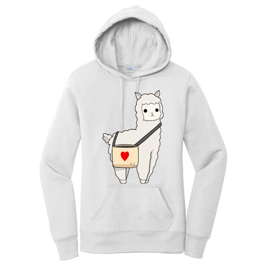 Cute Alpaca Pun Funny Alpaca My Bag Women's Pullover Hoodie