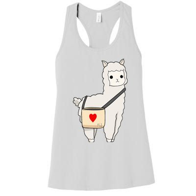 Cute Alpaca Pun Funny Alpaca My Bag Women's Racerback Tank