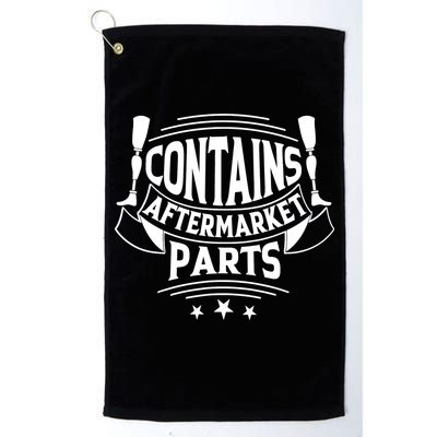 Contains Aftermarket Parts Amputee Clothing Amputee Gifts Golf Towel