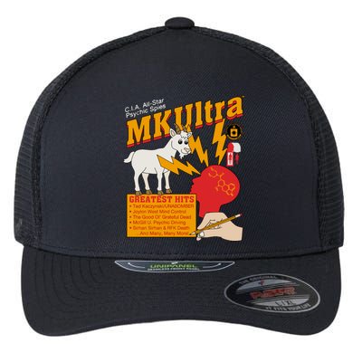 Cia Allstar Psychic Spies Mkultra Flexfit Unipanel Trucker Cap