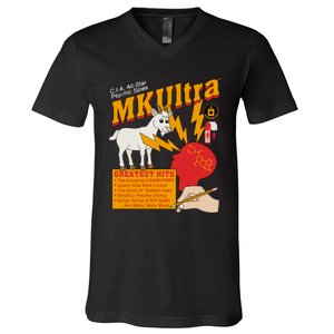 Cia Allstar Psychic Spies Mkultra V-Neck T-Shirt