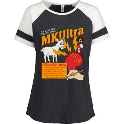 Cia Allstar Psychic Spies Mkultra Enza Ladies Jersey Colorblock Tee