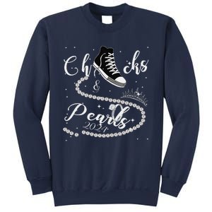 Chucks And Pearls 2024 Kamala Harris 2024 Vote For President Gift Sweatshirt