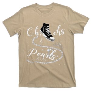 Chucks And Pearls 2024 Kamala Harris 2024 Vote For President Gift T-Shirt