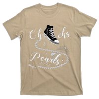 Chucks And Pearls 2024 Kamala Harris 2024 Vote For President Gift T-Shirt