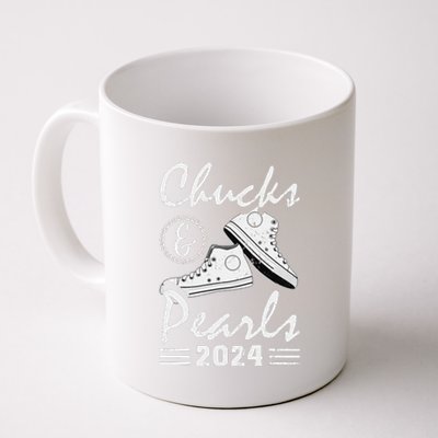 Chucks And Pearls Kamala Harris 2024 Usa Election 2024 Gift Coffee Mug