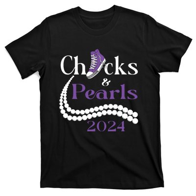 Chucks And Pearls I Understand The Assignment 2024 T-Shirt