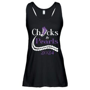 Chucks And Pearls I Understand The Assignment 2024 Ladies Essential Flowy Tank