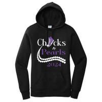 Chucks And Pearls I Understand The Assignment 2024 Women's Pullover Hoodie