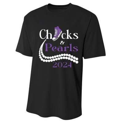 Chucks And Pearls I Understand The Assignment 2024 Performance Sprint T-Shirt