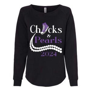 Chucks And Pearls I Understand The Assignment 2024 Womens California Wash Sweatshirt