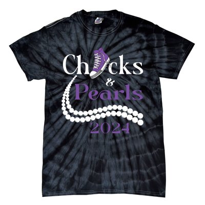 Chucks And Pearls I Understand The Assignment 2024 Tie-Dye T-Shirt