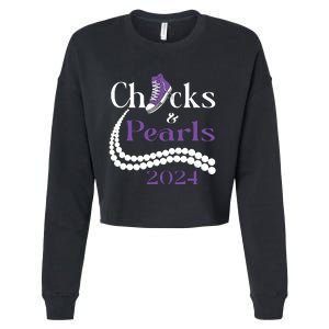 Chucks And Pearls I Understand The Assignment 2024 Cropped Pullover Crew