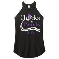 Chucks And Pearls I Understand The Assignment 2024 Women's Perfect Tri Rocker Tank