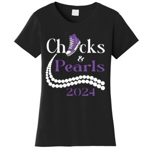 Chucks And Pearls I Understand The Assignment 2024 Women's T-Shirt