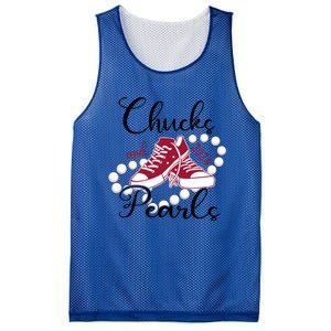 Chucks And Pearls IM With Her Kamala 2024 For President 47 Gift Mesh Reversible Basketball Jersey Tank