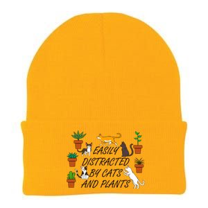 Cats And Plants Funny Gardening For Gardener Great Gift Knit Cap Winter Beanie