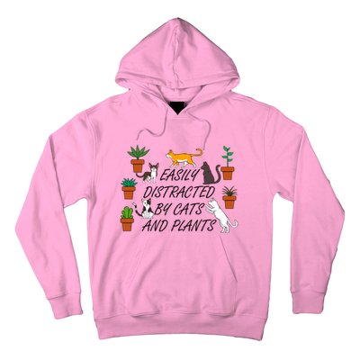 Cats And Plants Funny Gardening For Gardener Great Gift Hoodie