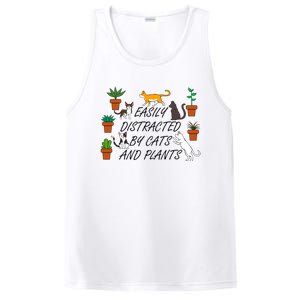 Cats And Plants Funny Gardening For Gardener Great Gift PosiCharge Competitor Tank