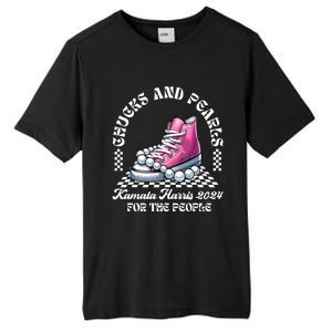 Chucks And Pearls Kamala Harris 2024 President Campaign Tall Fusion ChromaSoft Performance T-Shirt