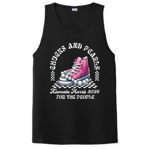 Chucks And Pearls Kamala Harris 2024 President Campaign PosiCharge Competitor Tank