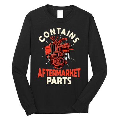 Contains Aftermarket Parts Open Heart Surgery Survivor Long Sleeve Shirt