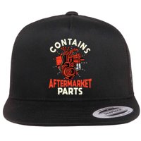 Contains Aftermarket Parts Open Heart Surgery Survivor Flat Bill Trucker Hat