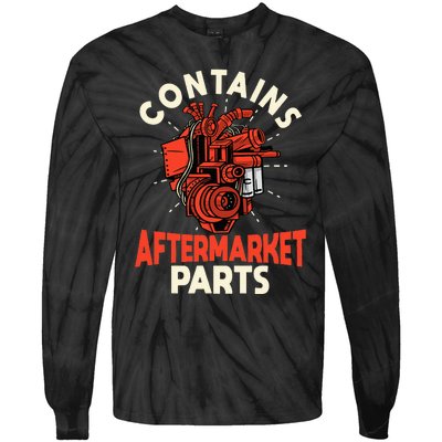 Contains Aftermarket Parts Open Heart Surgery Survivor Tie-Dye Long Sleeve Shirt