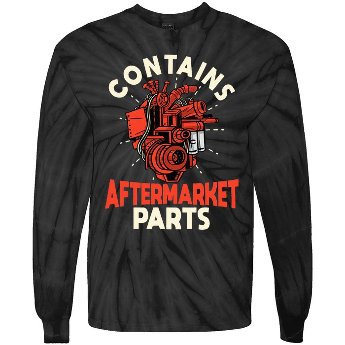 Contains Aftermarket Parts Open Heart Surgery Survivor Tie-Dye Long Sleeve Shirt