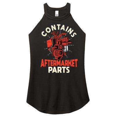 Contains Aftermarket Parts Open Heart Surgery Survivor Women’s Perfect Tri Rocker Tank