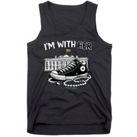 Chucks And Pearls Im With Her Kamala 2024 Retro Vintage Tank Top