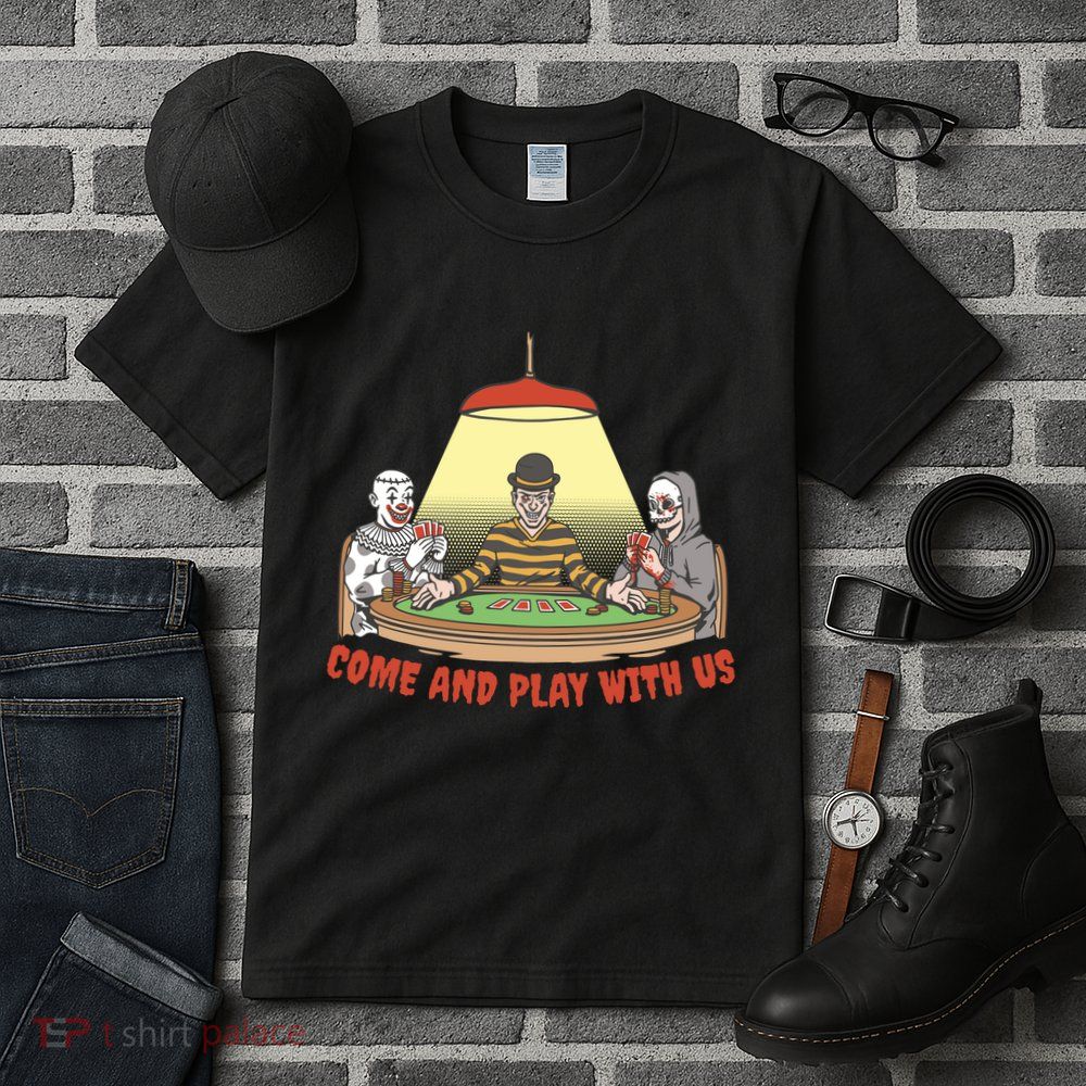 Come And Play With Us Spooky Horror Halloween Tall T-Shirt