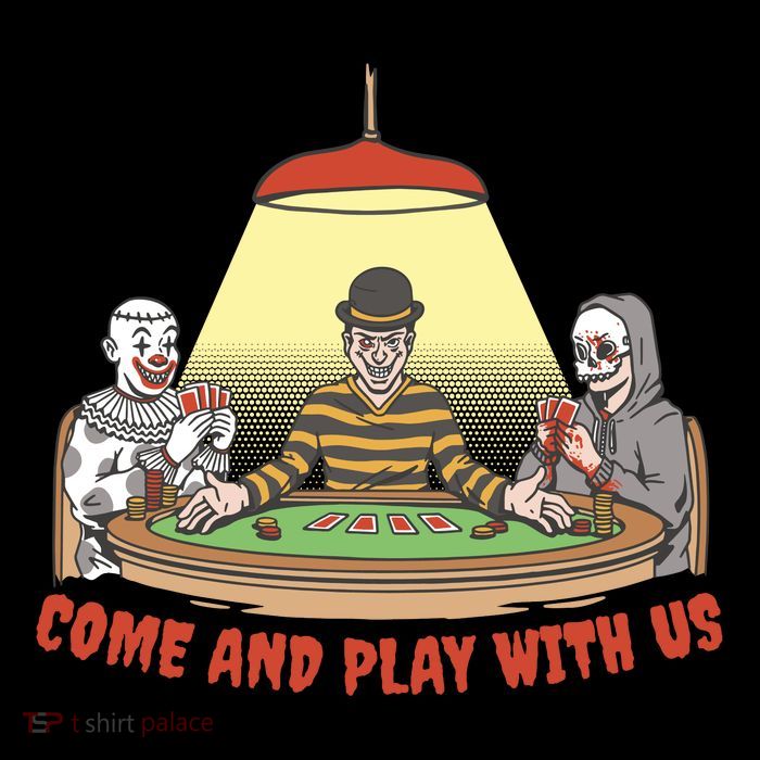Come And Play With Us Spooky Horror Halloween Sustainable Bucket Hat