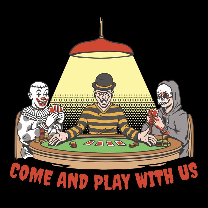 Come And Play With Us Spooky Horror Halloween Bag
