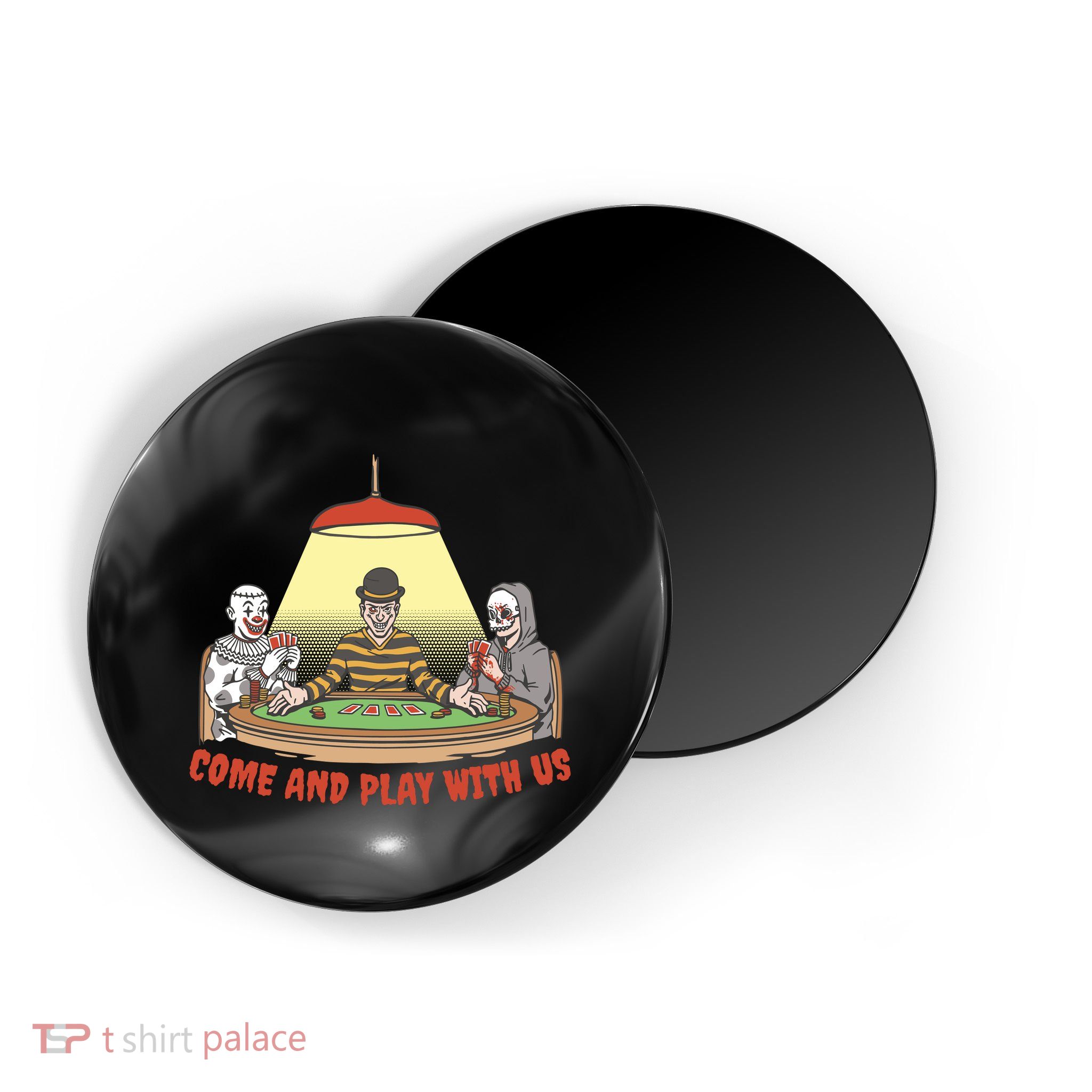 Come And Play With Us Spooky Horror Halloween Magnet