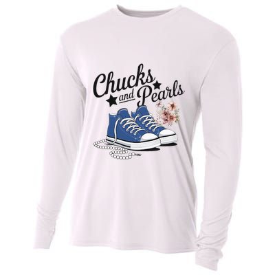 Chucks And Pearls For Ladies 2025 For Ladies Cooling Performance Long Sleeve Crew