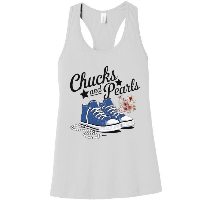 Chucks And Pearls For Ladies 2025 For Ladies Women's Racerback Tank