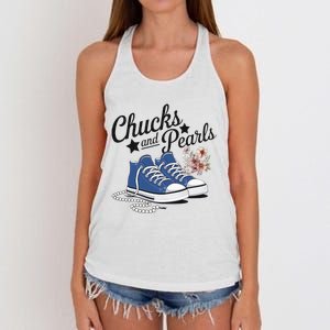 Chucks And Pearls For Ladies 2025 For Ladies Women's Knotted Racerback Tank